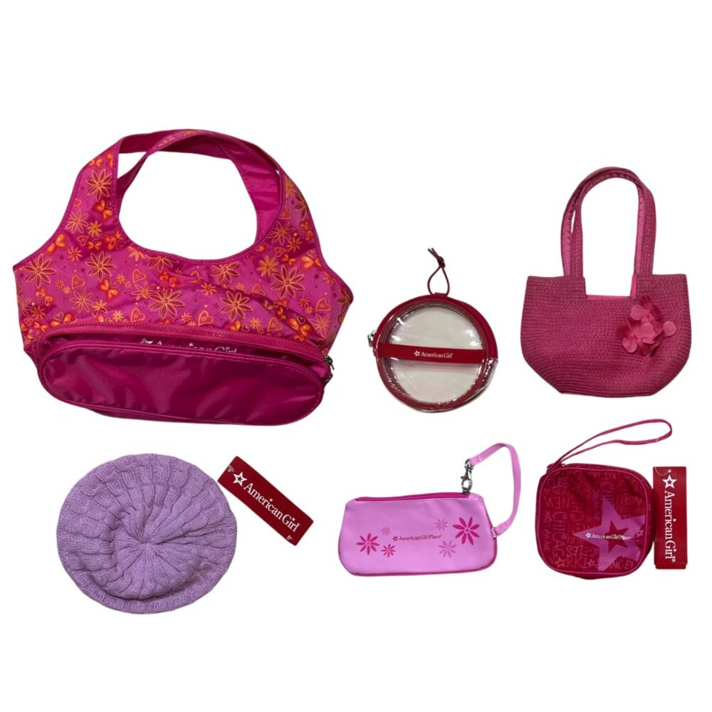 American Girl Accessories Bundle, includes Doll Carrier Tote Bag